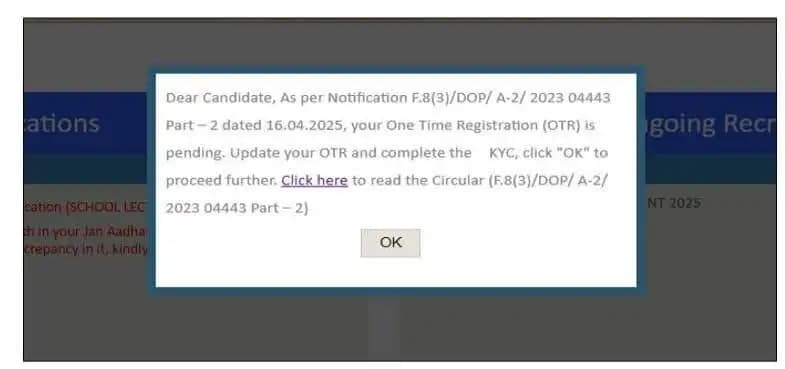 Read the instructions and click OK
