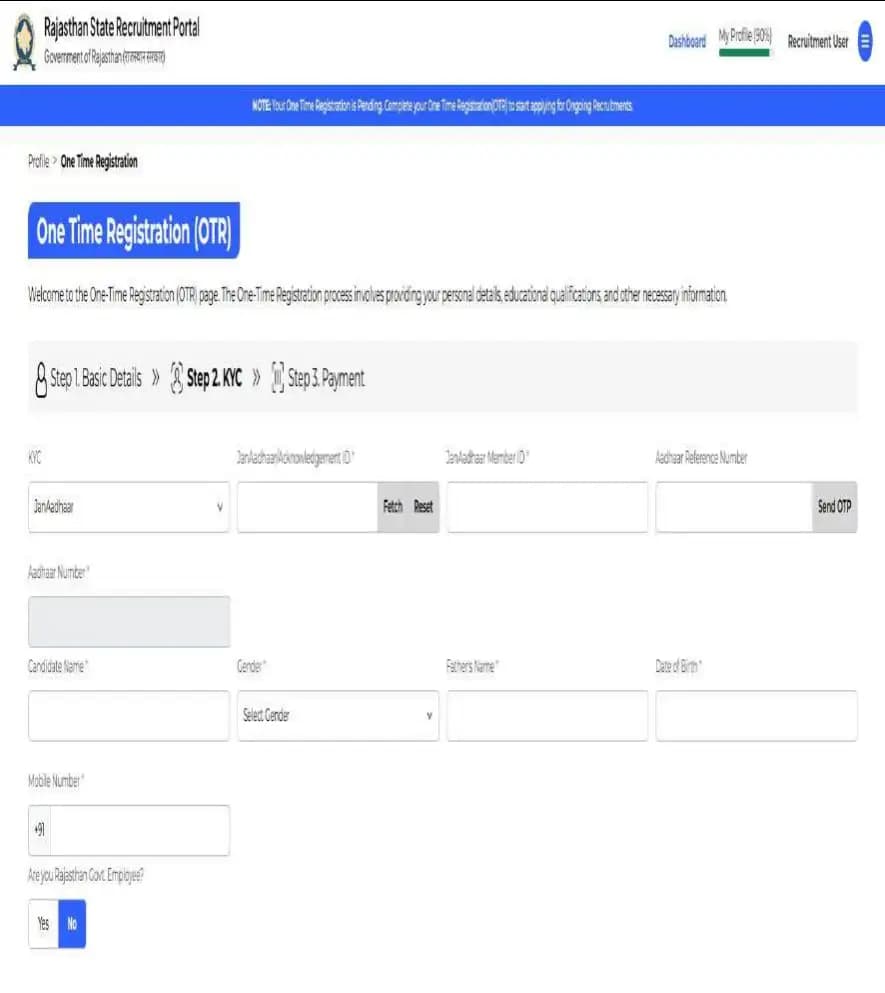 Complete your KYC